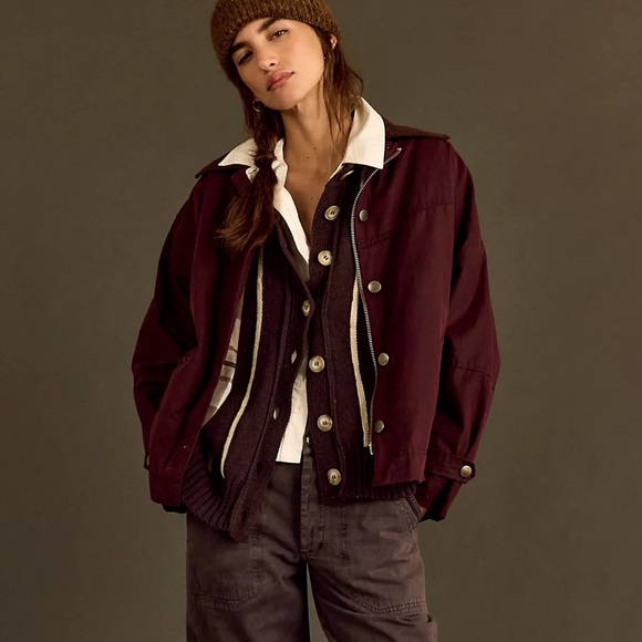 NEW We The Free Cori Waxed Barn Jacket